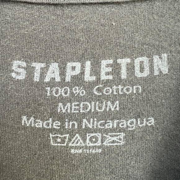 Chris Stapleton Gray Smooth As Tennessee Whiskey Soft Casual Graphic T Shirt - Picture 3 of 4